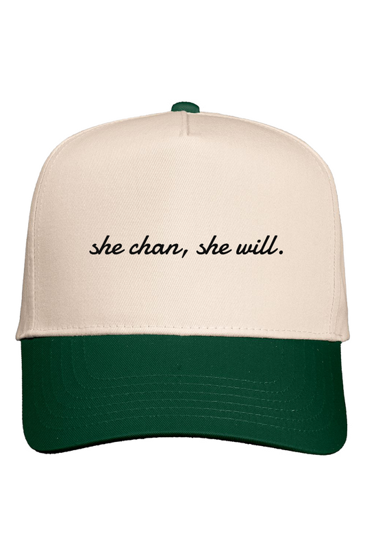 Five Panel Two Tone Cap