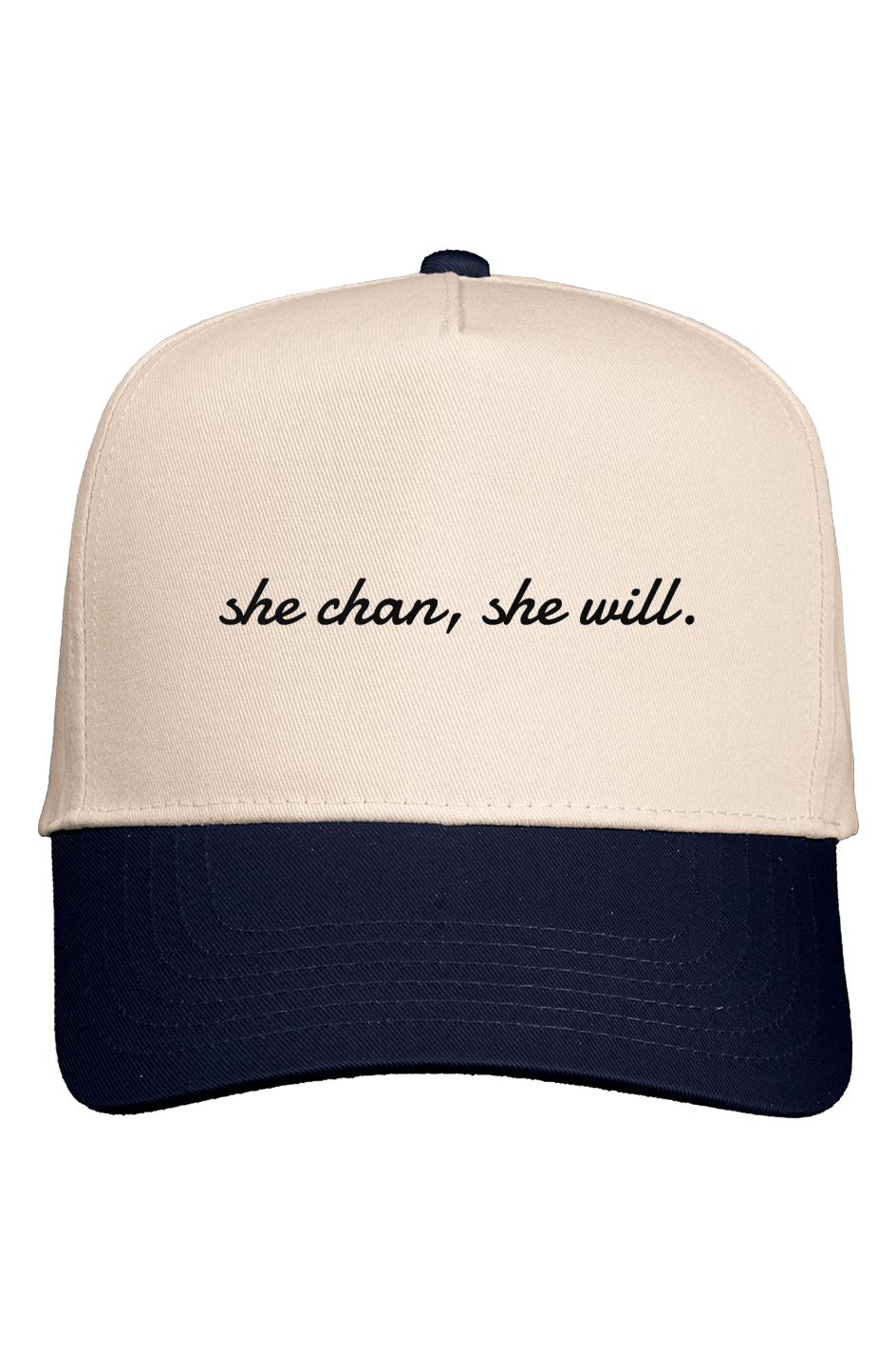 Five Panel Two Tone Cap