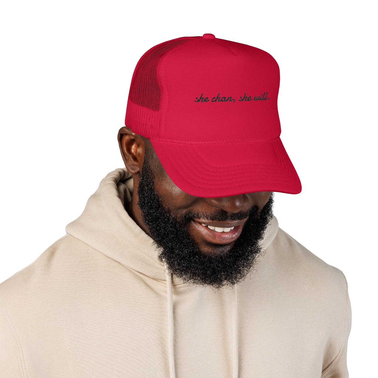 Embroidered Foam Trucker Hat