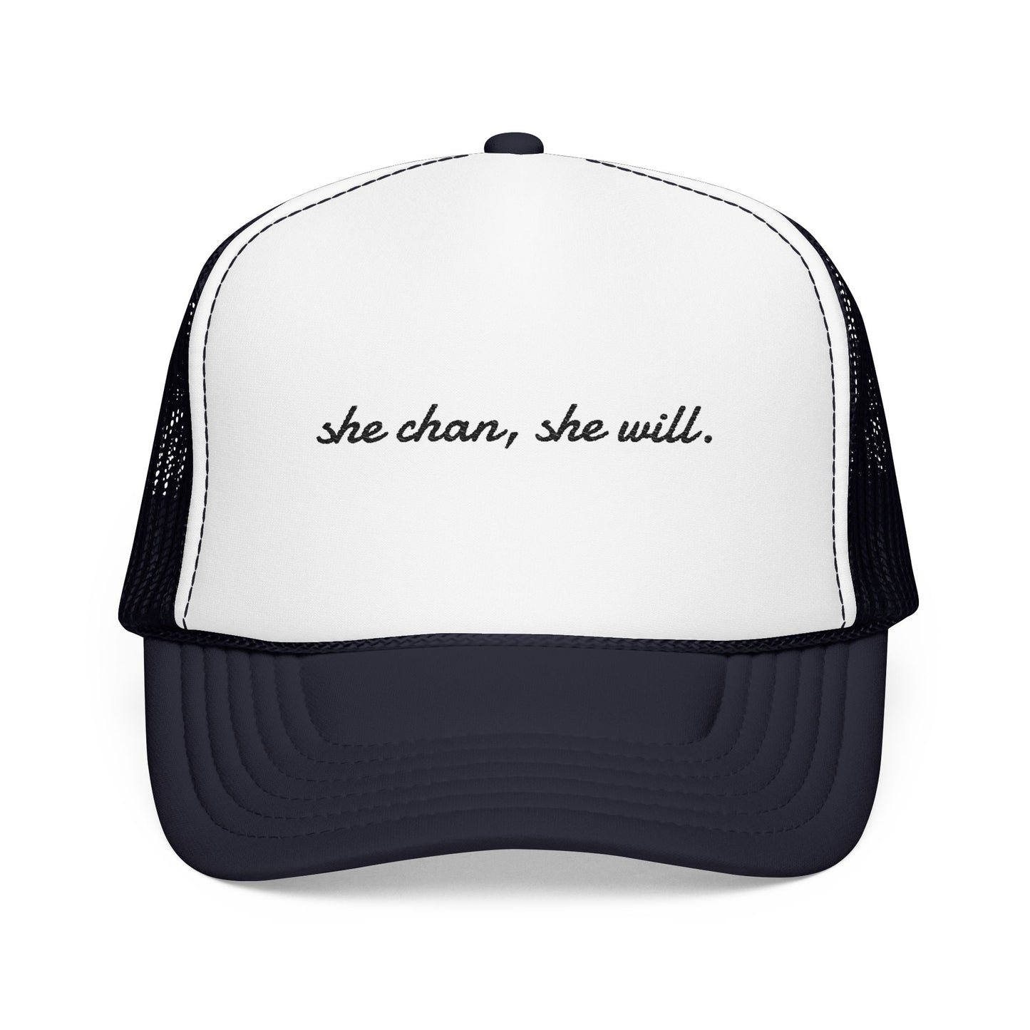 Embroidered Foam Trucker Hat
