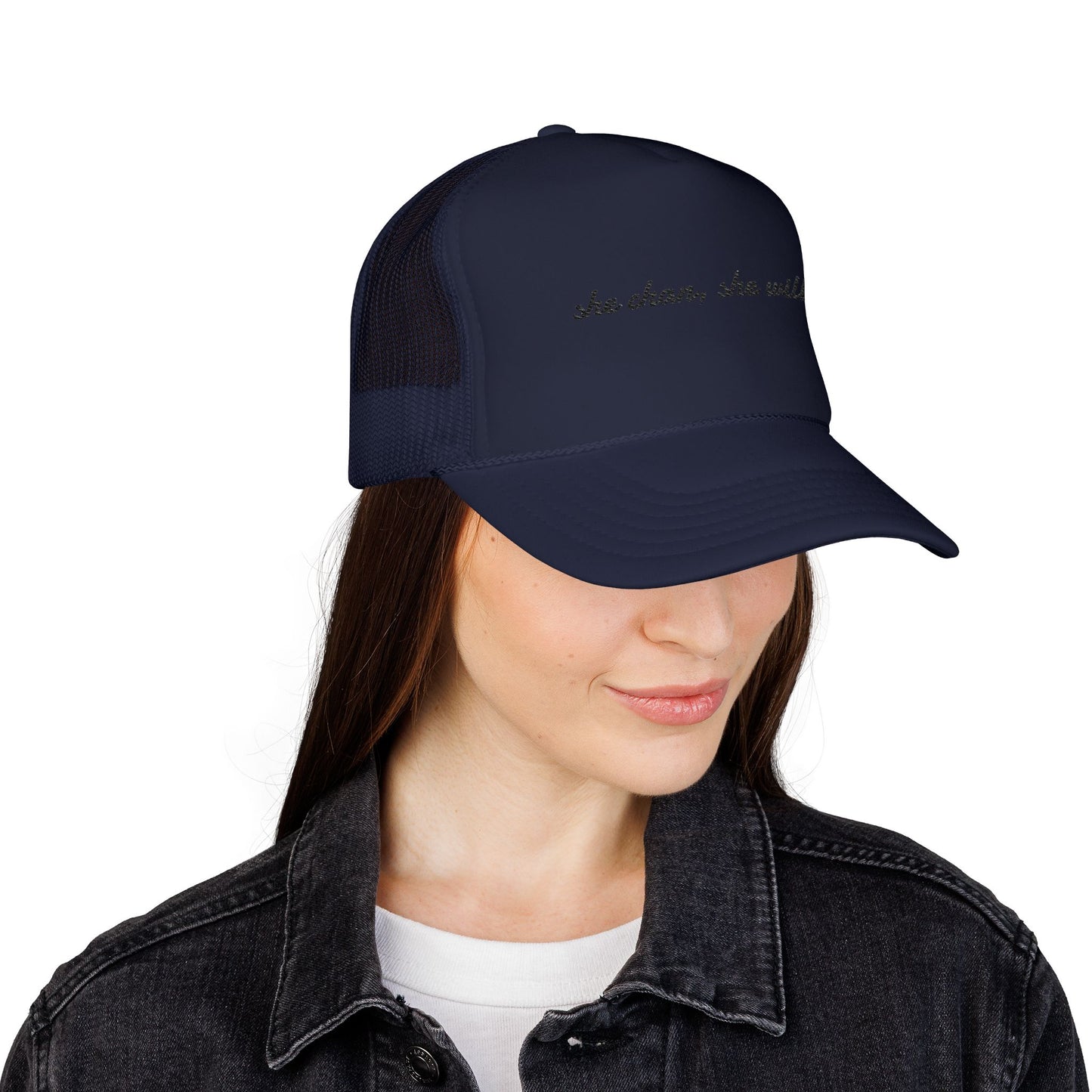Embroidered Foam Trucker Hat