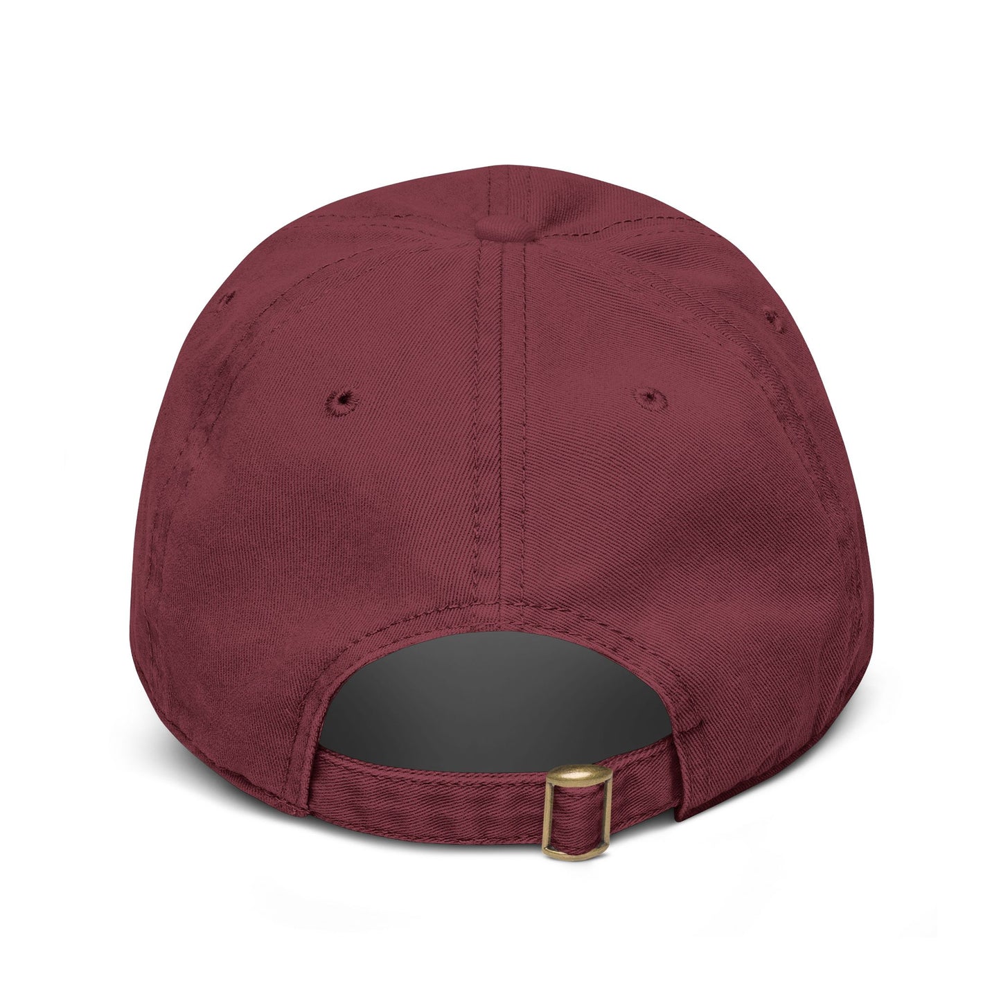 Washed Baseball Cap — "She Can, She Will" Embroidered Hat