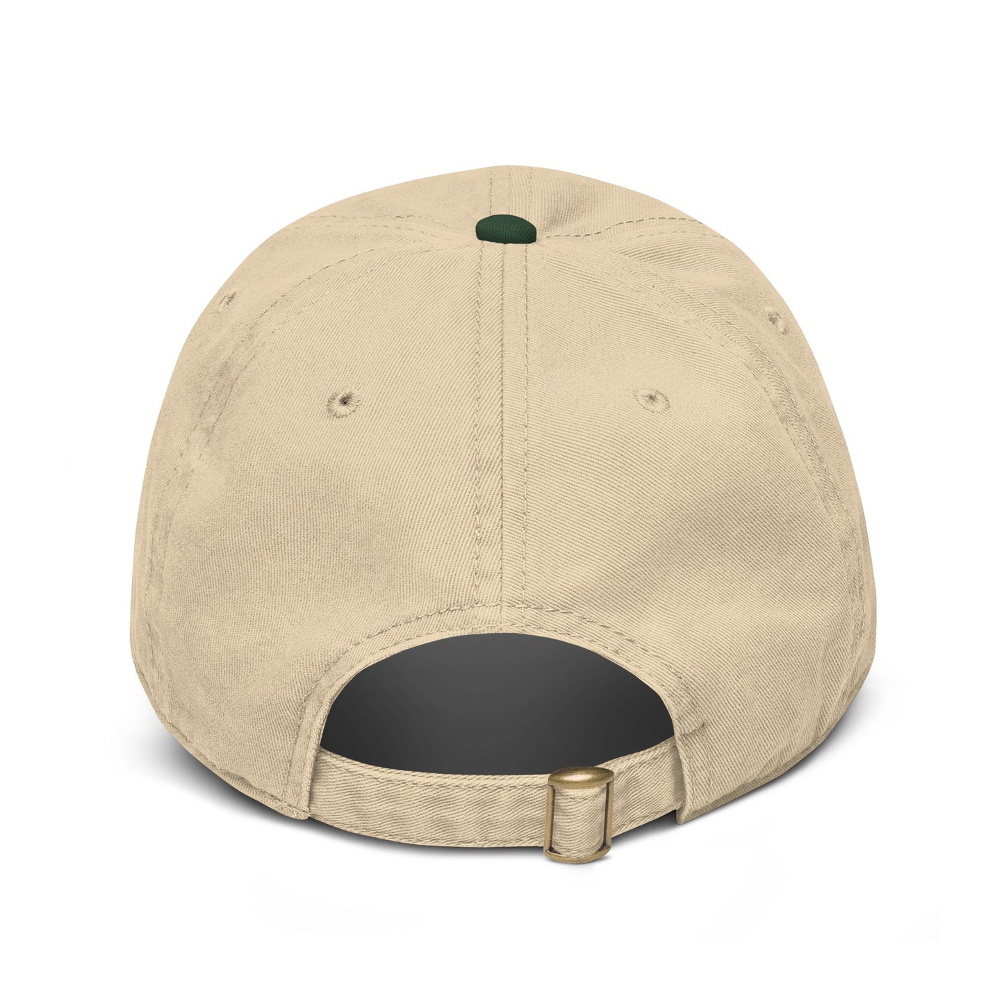 Washed Baseball Cap — "She Can, She Will" Embroidered Hat