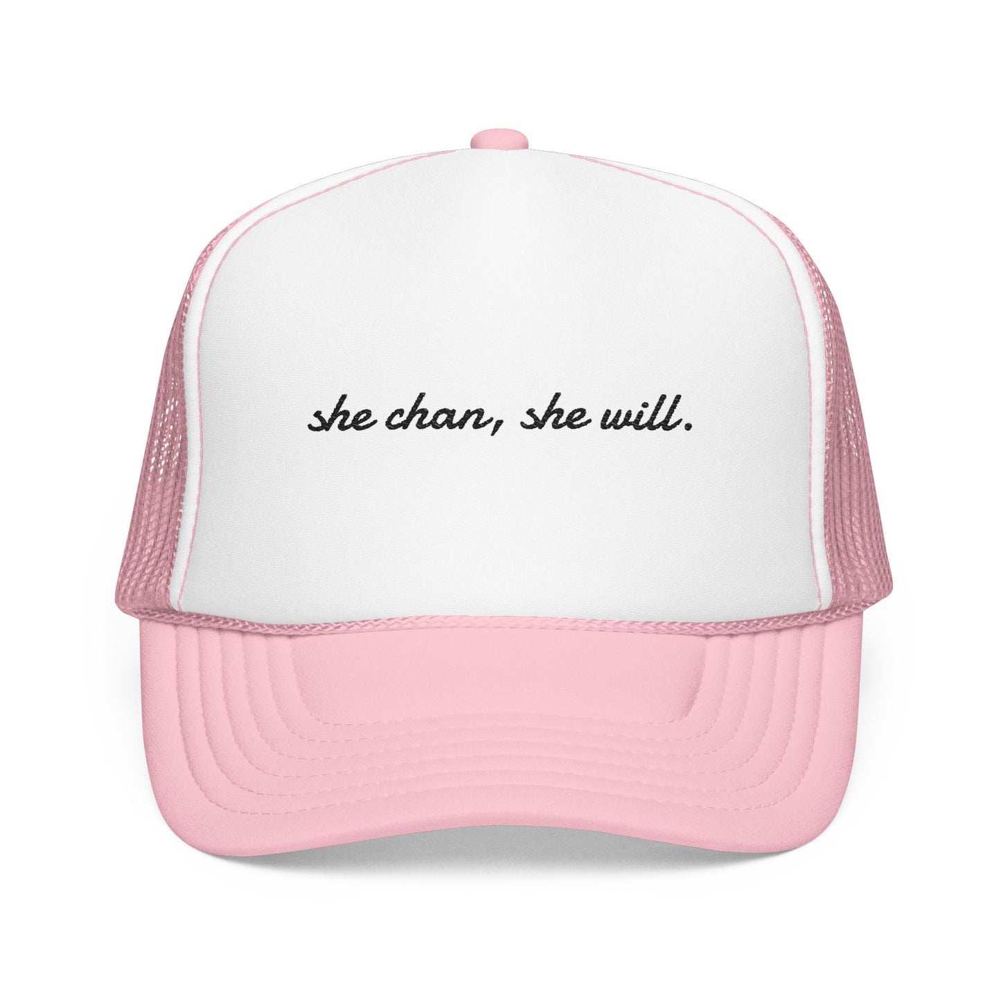 Embroidered Foam Trucker Hat