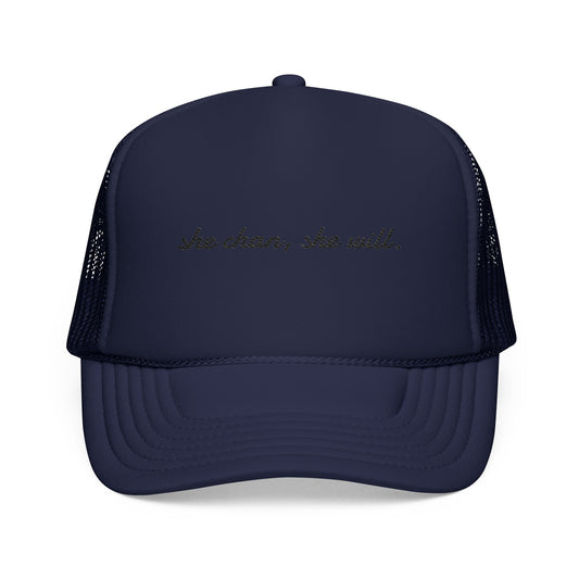 Embroidered Foam Trucker Hat