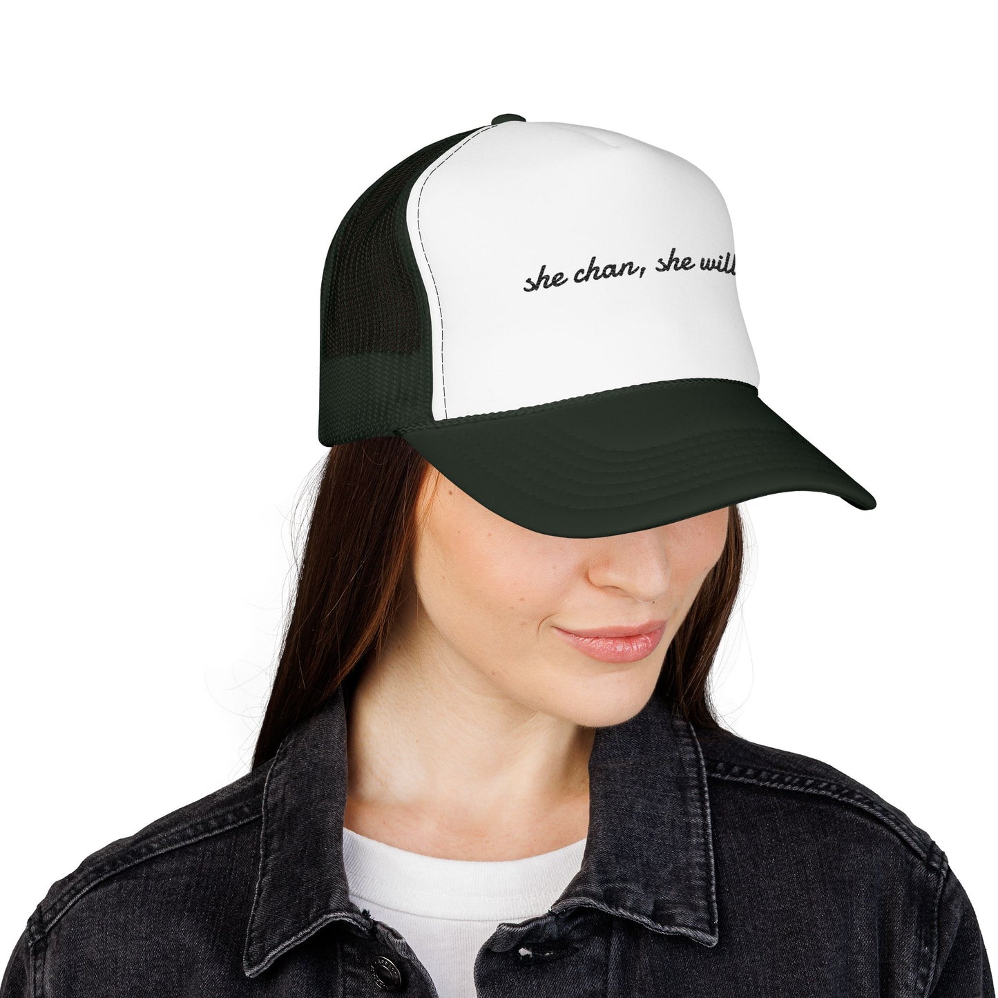 Embroidered Foam Trucker Hat
