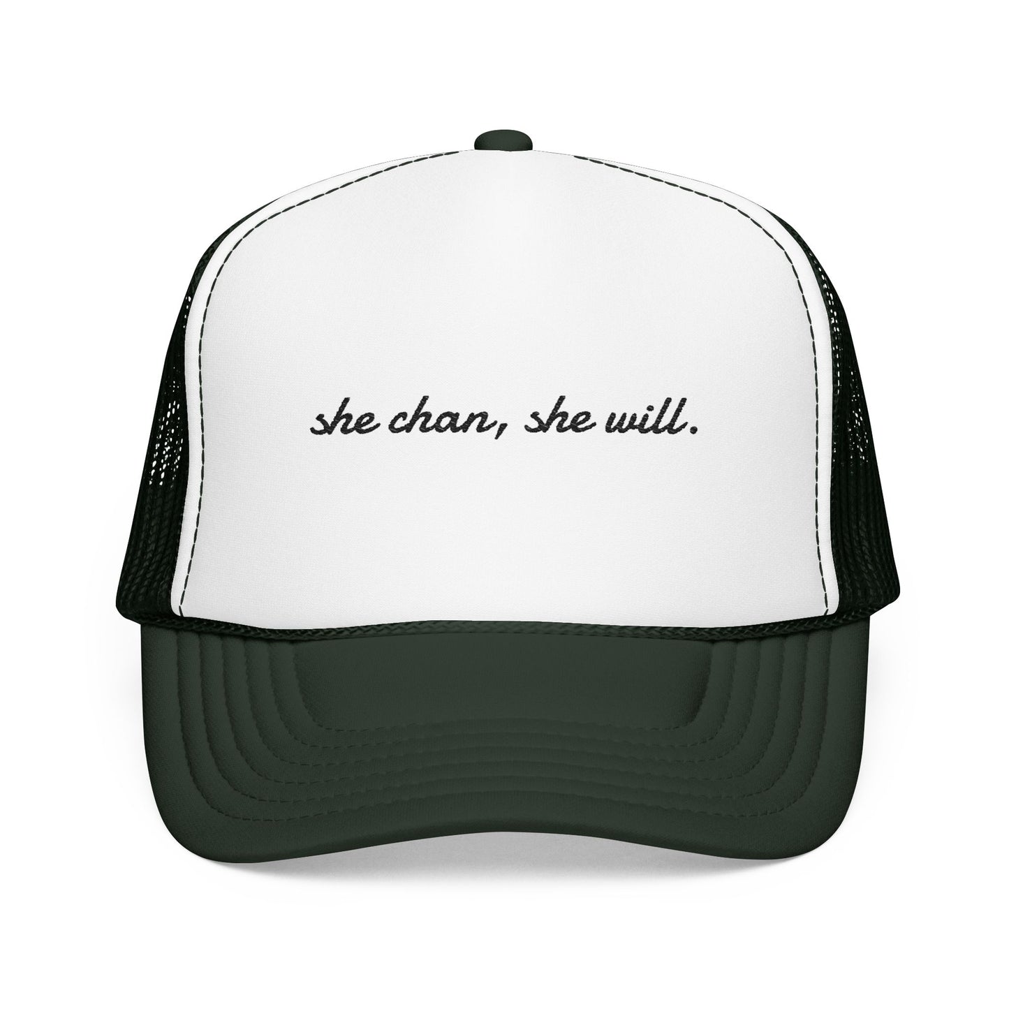 Embroidered Foam Trucker Hat