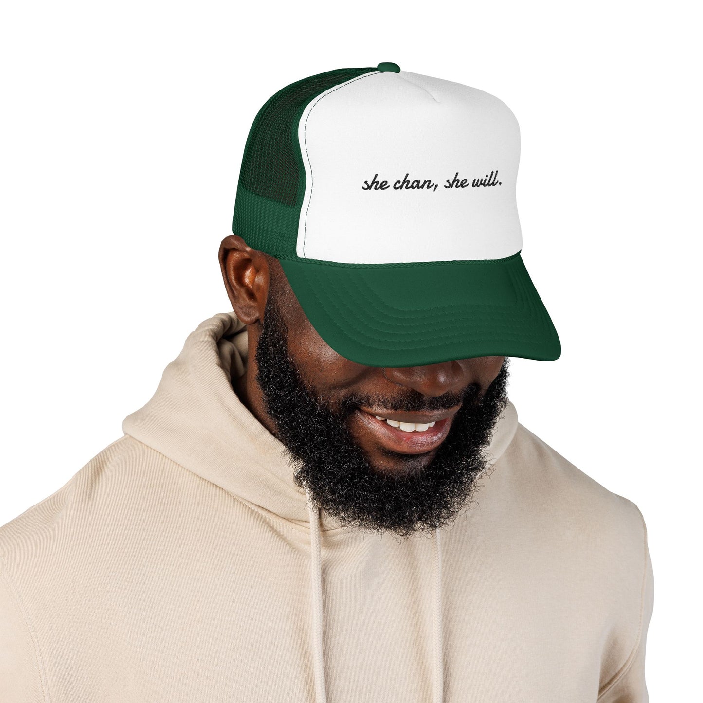 Embroidered Foam Trucker Hat