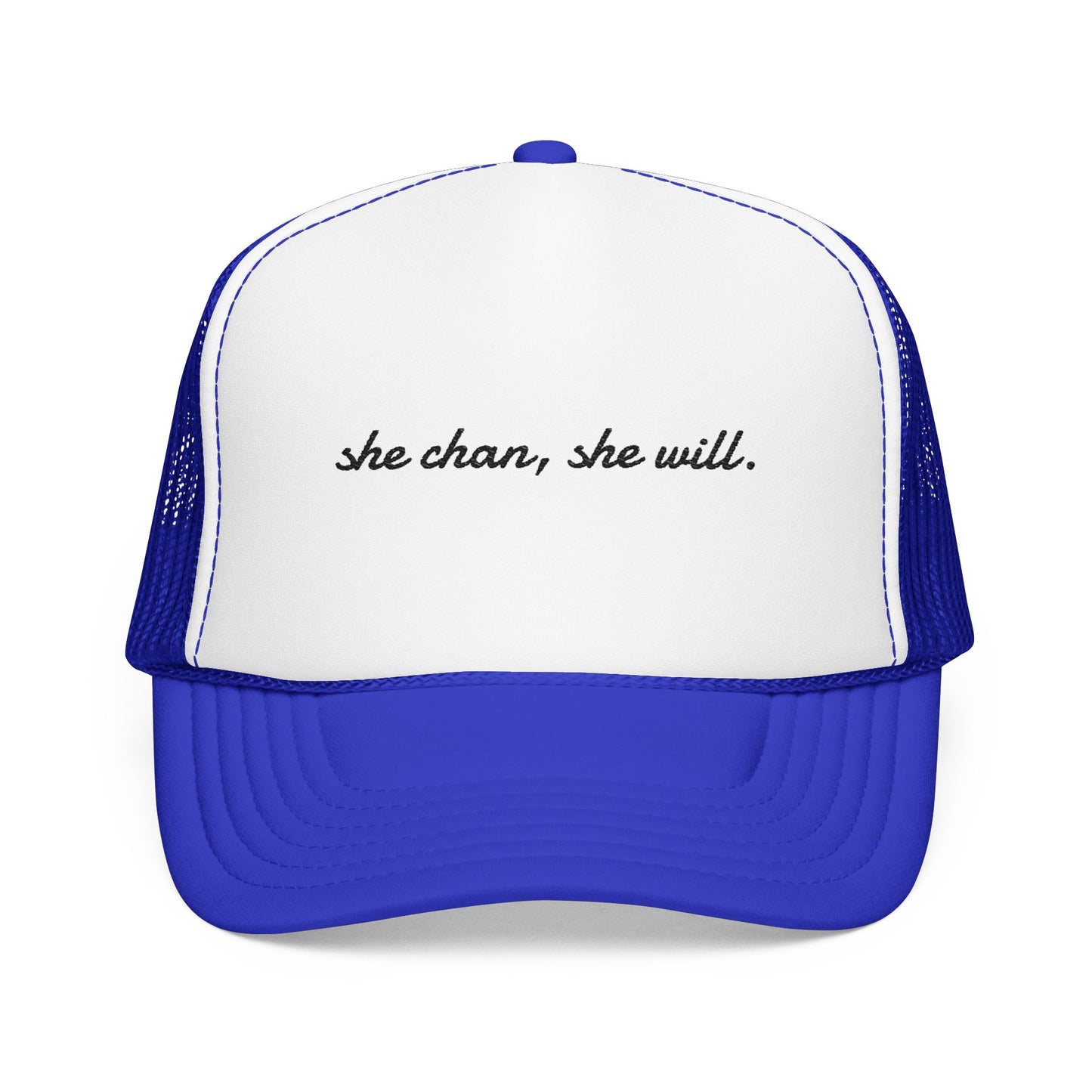 Embroidered Foam Trucker Hat