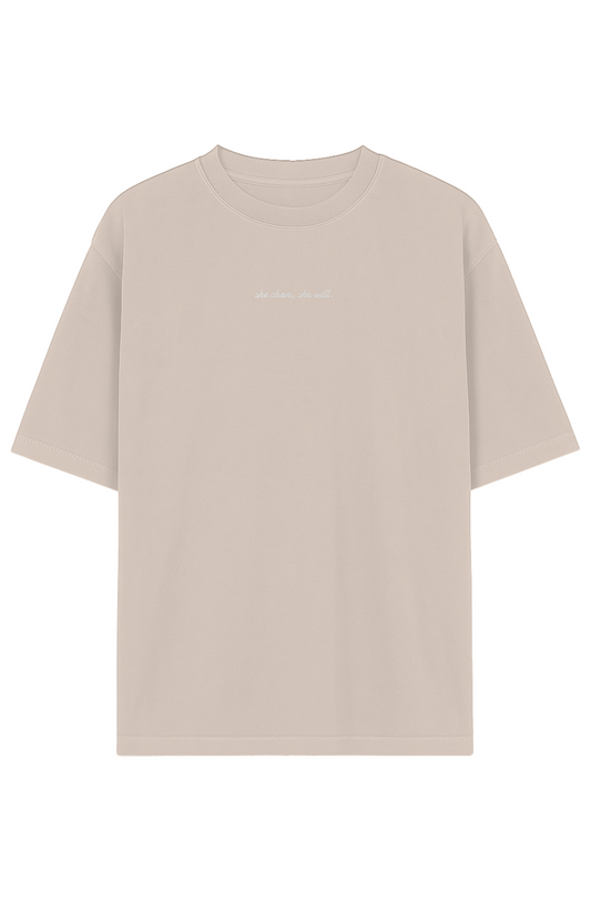 Garment-Dyed Drop-Shoulder Tee