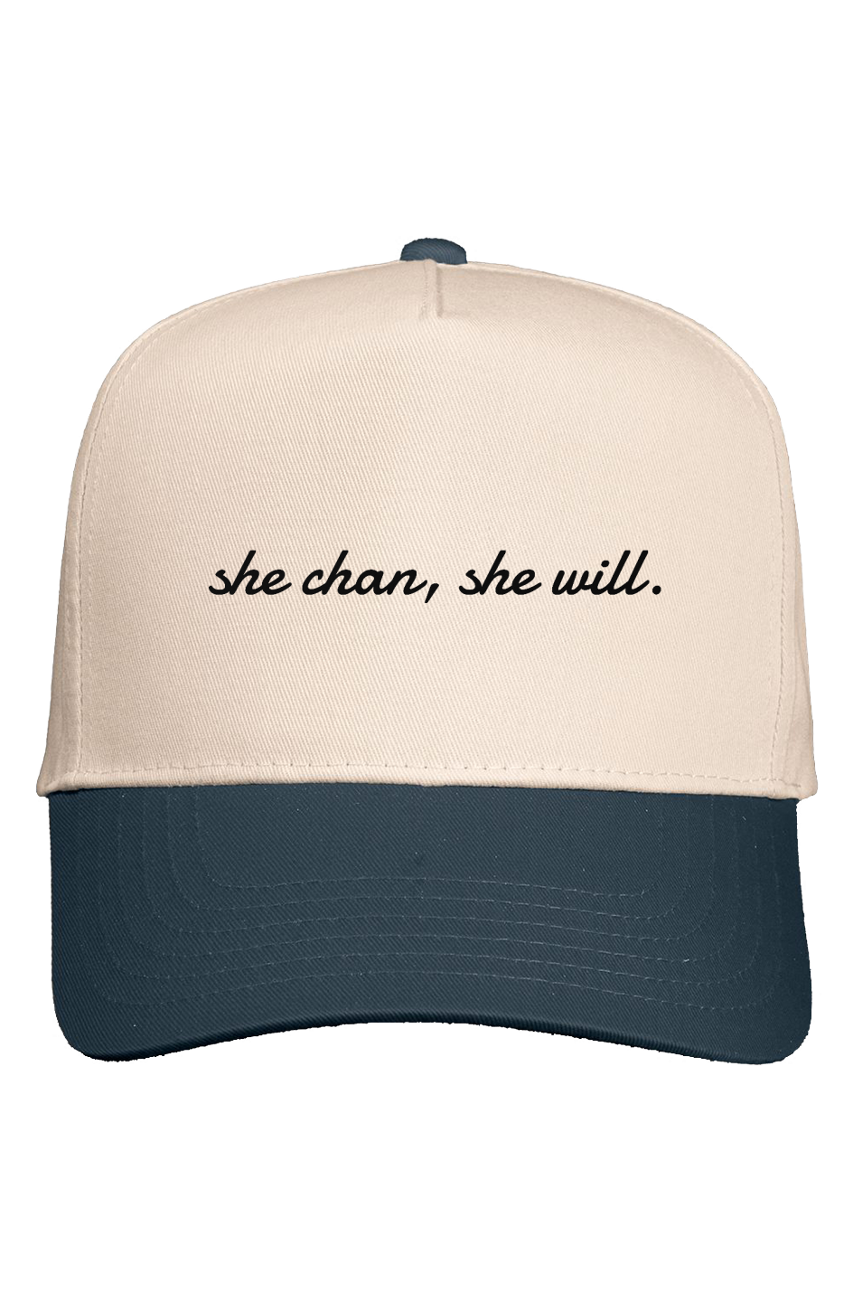 Five Panel Two Tone Cap