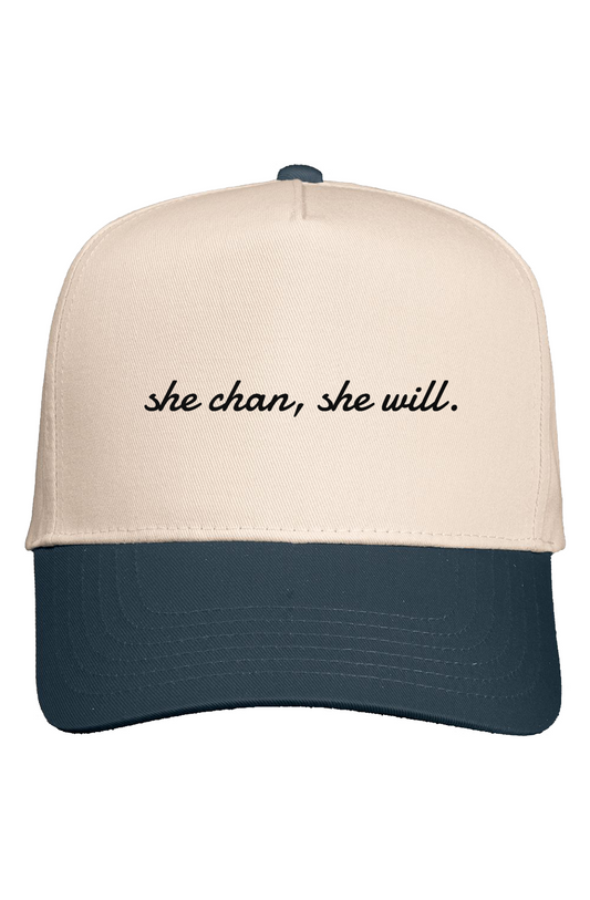 Five Panel Two Tone Cap