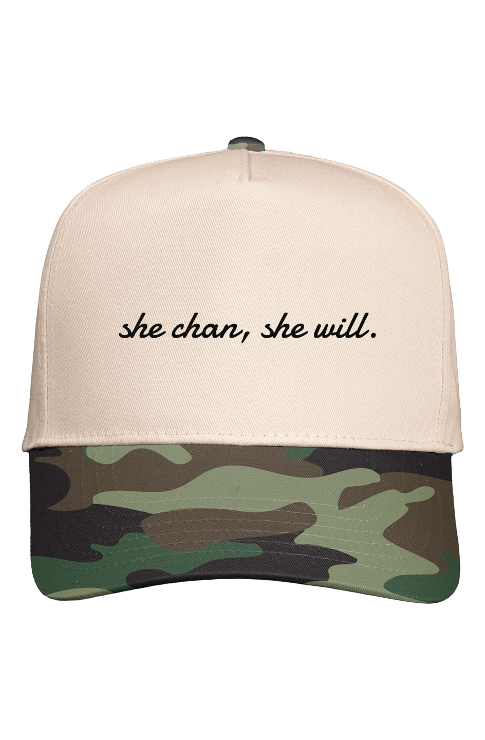 Five Panel Two Tone Cap