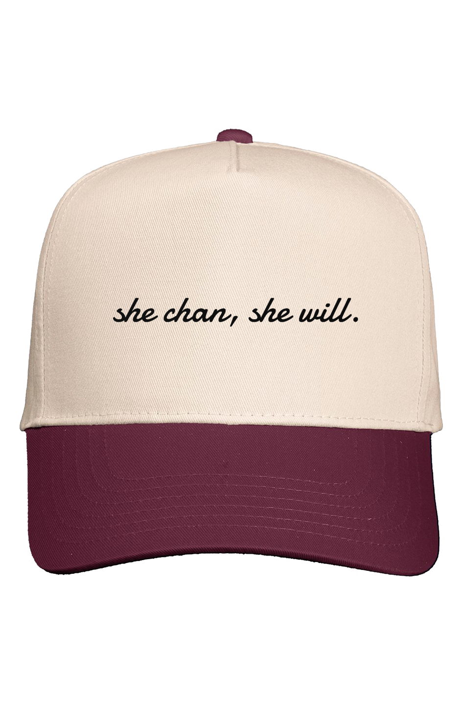 Five Panel Two Tone Cap