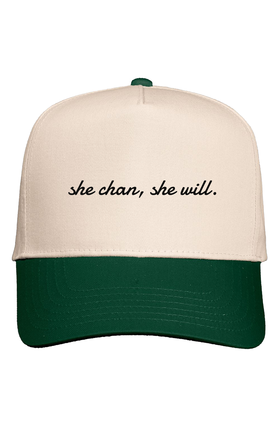 Five Panel Two Tone Cap