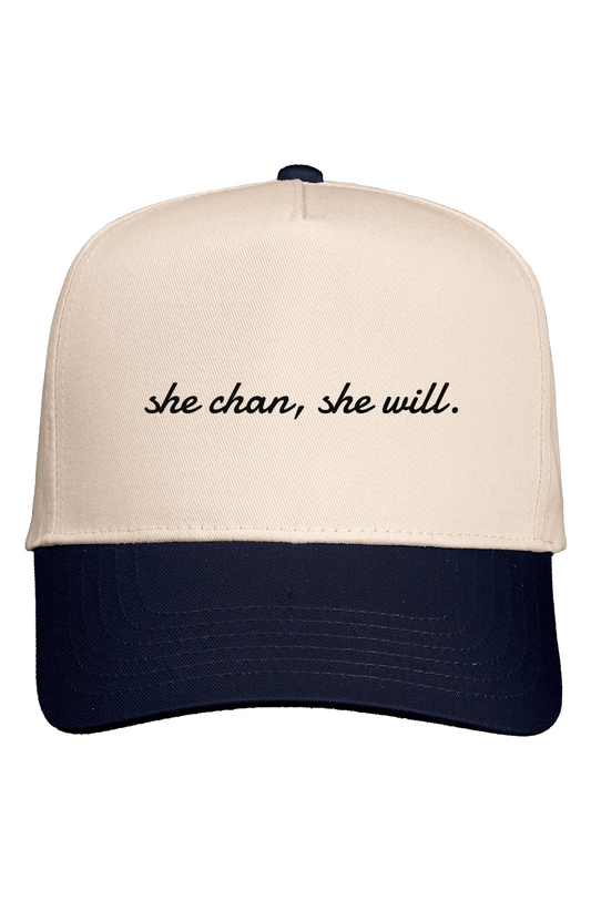 Five Panel Two Tone Cap