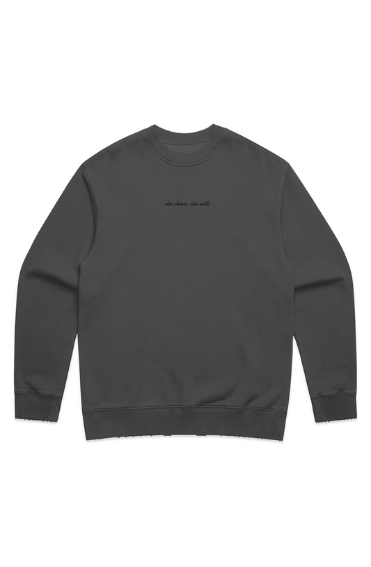 MENS RELAX FADED CREW