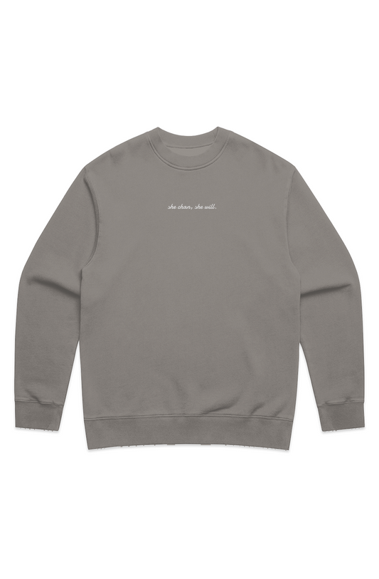 MENS RELAX FADED CREW