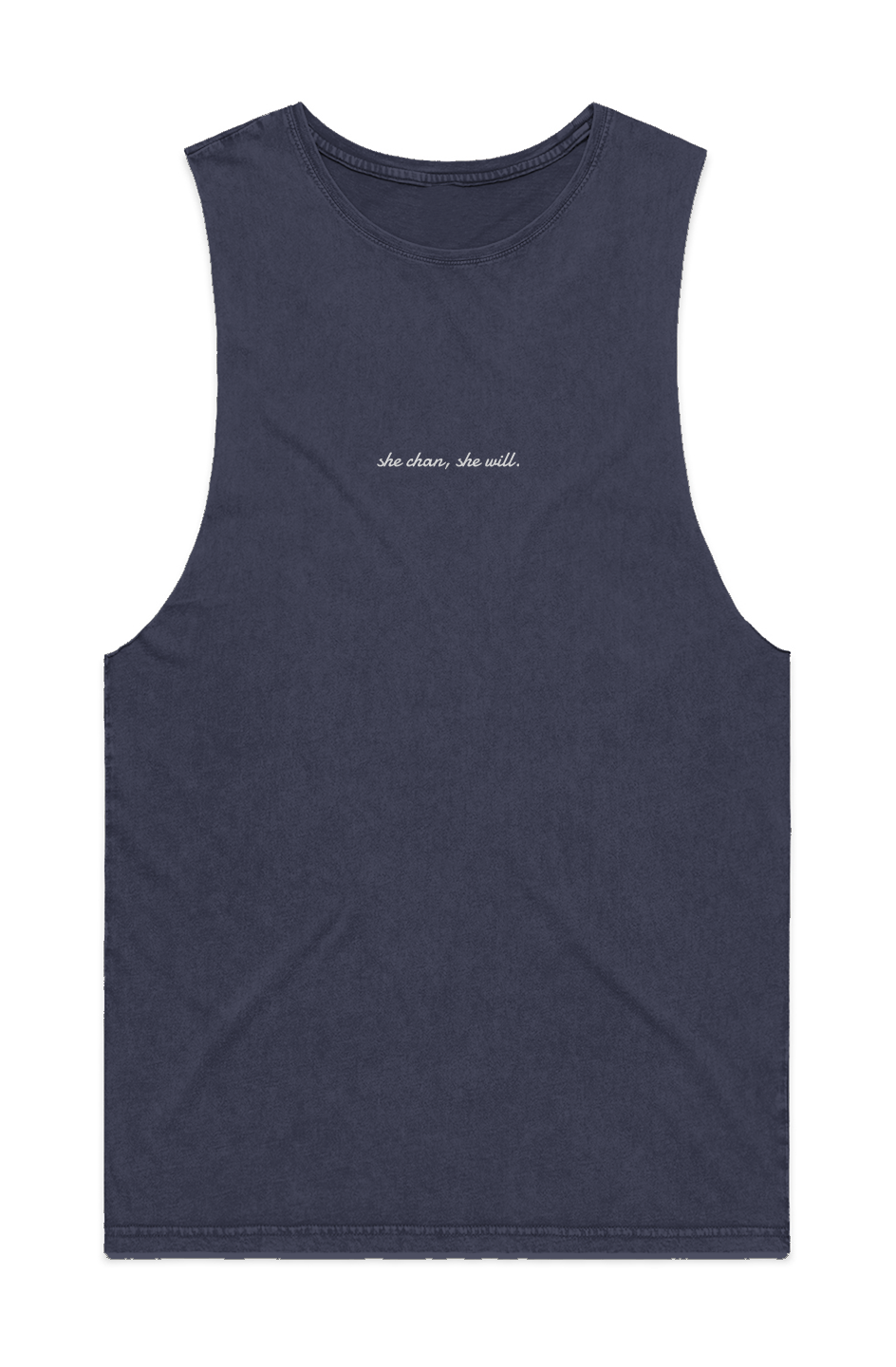 MENS STONE WASH BARNARD TANK