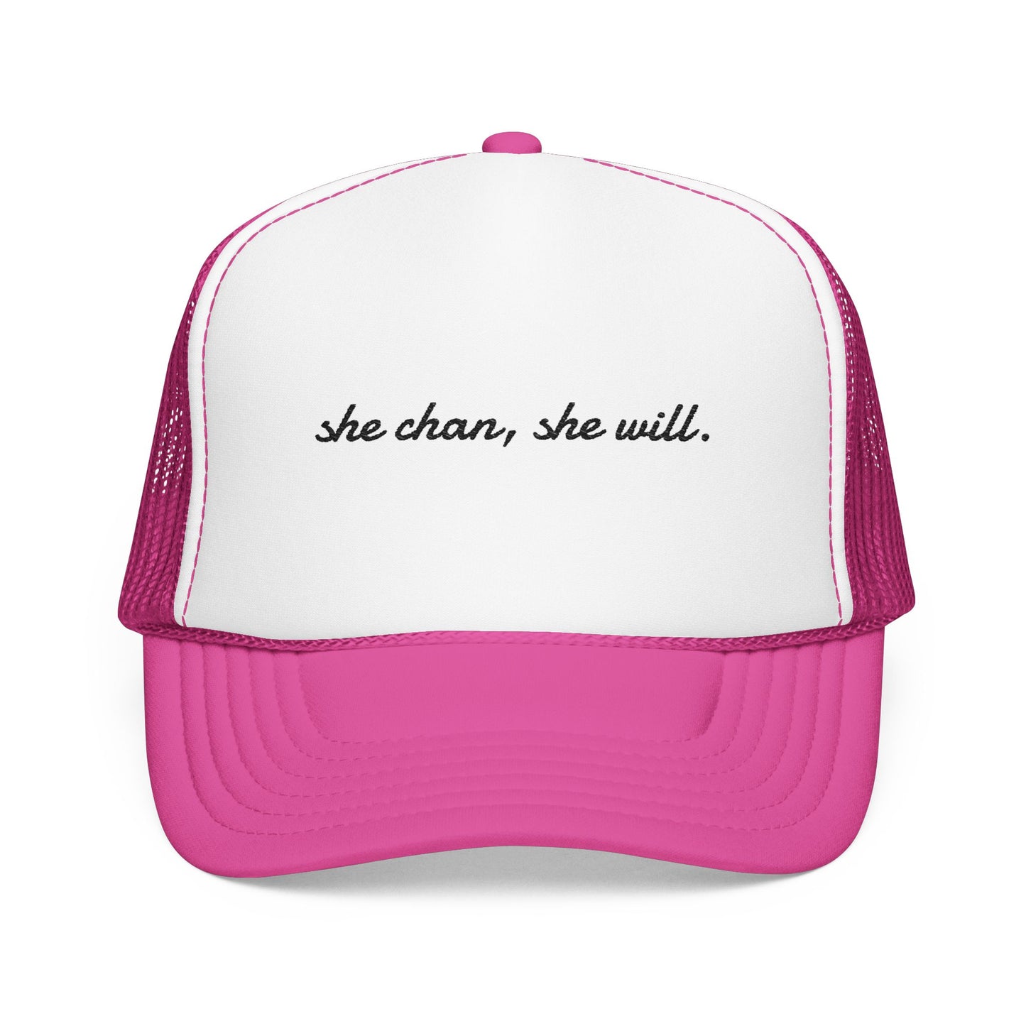 Embroidered Foam Trucker Hat