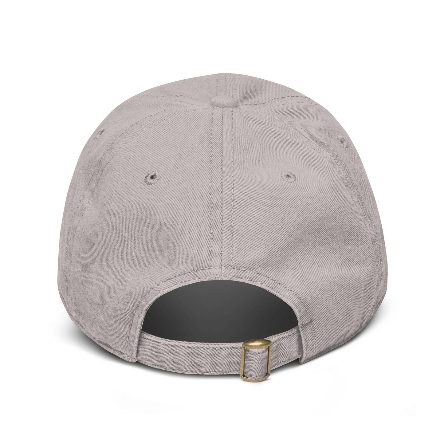 Washed Baseball Cap — "She Can, She Will" Embroidered Hat