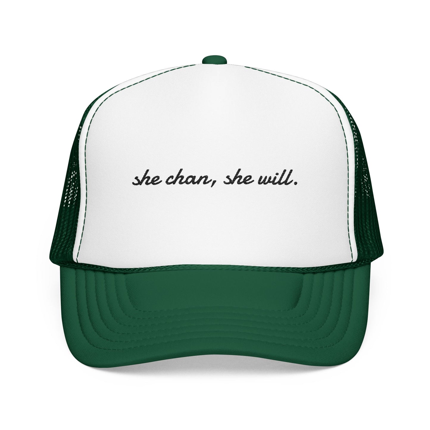 Embroidered Foam Trucker Hat