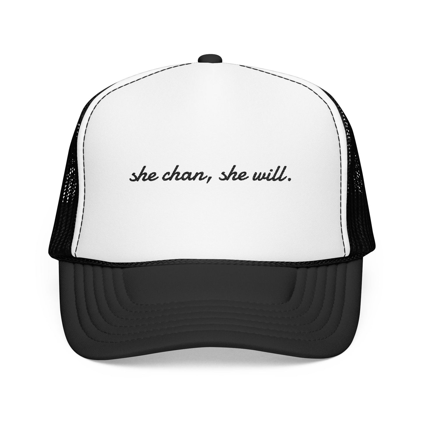 Embroidered Foam Trucker Hat