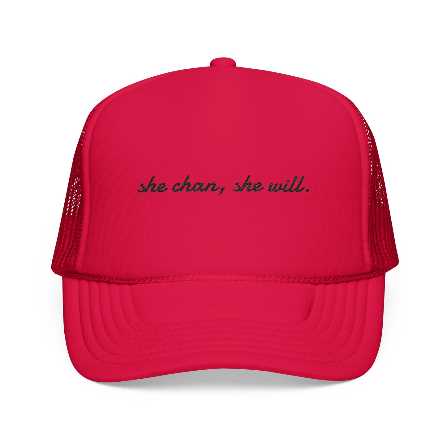 Embroidered Foam Trucker Hat